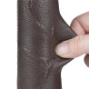 LoveToy SlidingSkin Gode avec Bourses Sliding Skin 17 x 4cm Noir